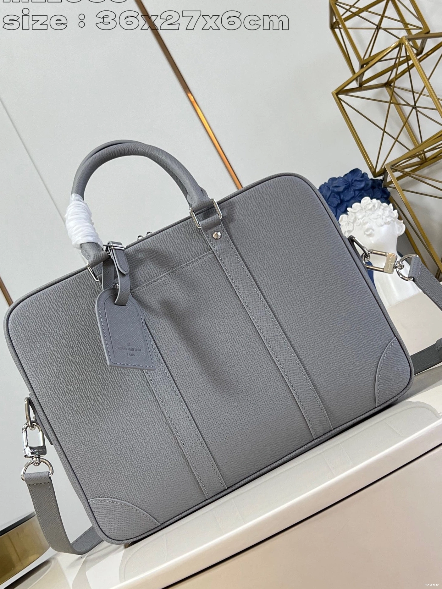 Rep ladies LOUIS Porte Voyage-36.5*27.5*6CM Documents VUITTON 0817